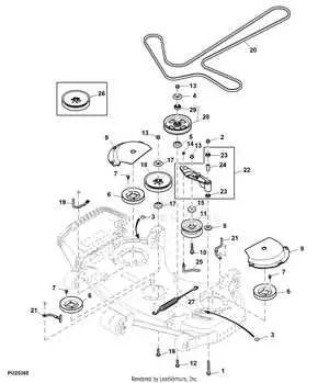 john deere riding mower diagram