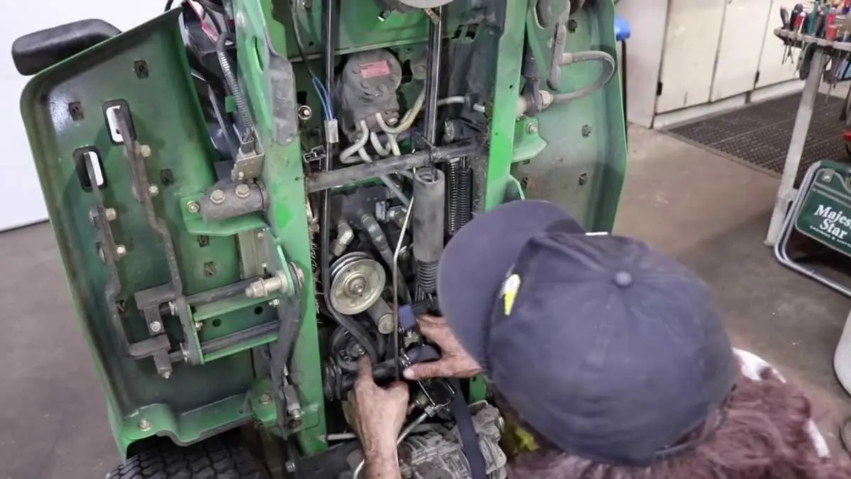 john deere rx75 drive belt diagram
