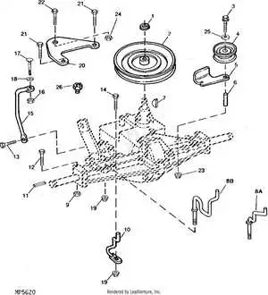 john deere rx75 parts diagram