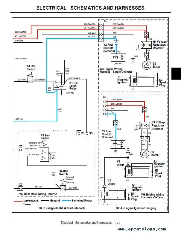 john deere safety switch diagram