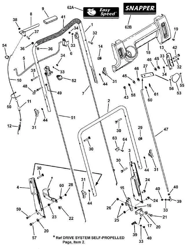john deere self propelled mower parts diagrams