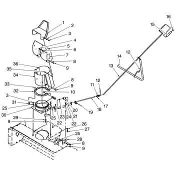 john deere snowblower single stage belt diagram