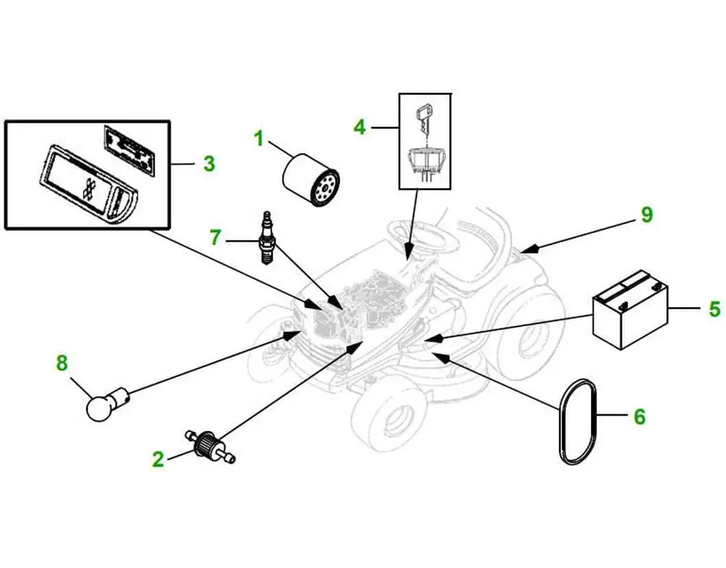 john deere srx75 belt diagram