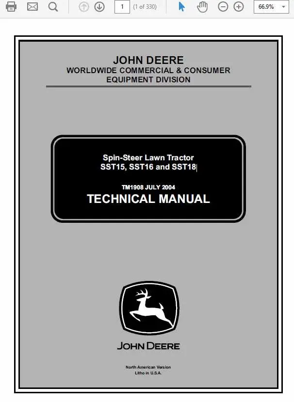 john deere sst15 parts diagram