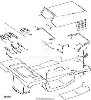 john deere stx38 black mower deck parts diagram