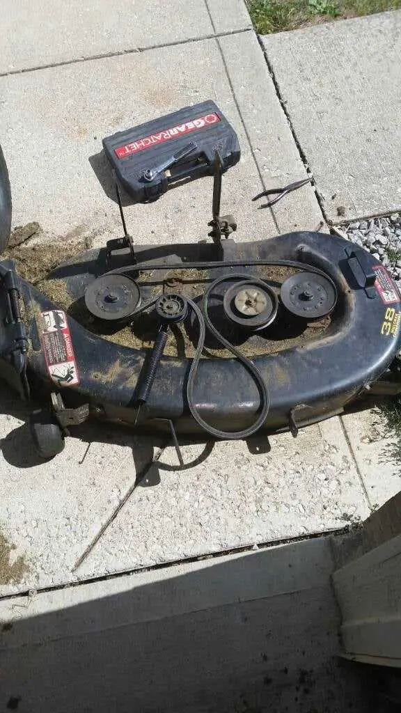 john deere stx38 deck belt diagram