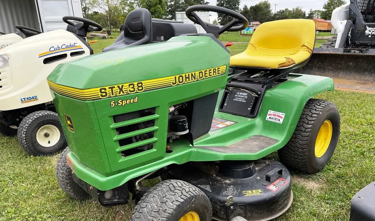 john deere stx38 steering diagram