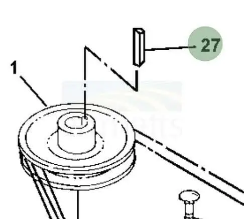 john deere sx85 drive belt diagram
