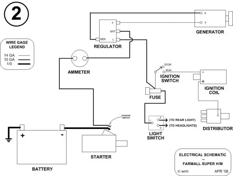 john deere tractor 1947 a wiring diagram