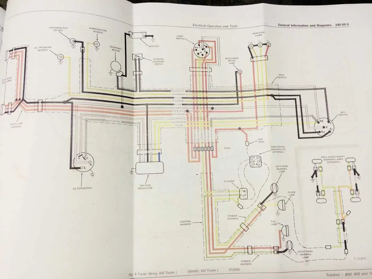 john deere tractor 1947 a wiring diagram