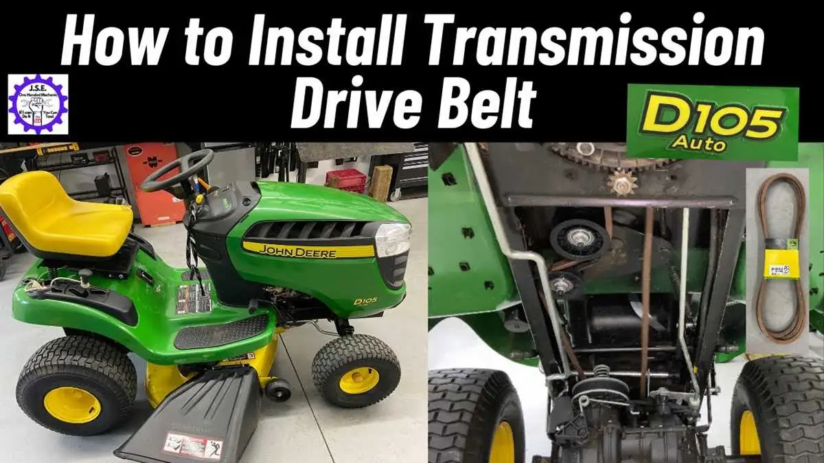 john deere v belt diagram