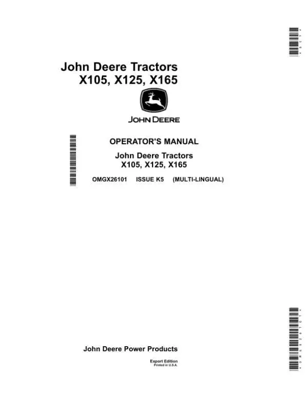 john deere x125 parts diagram