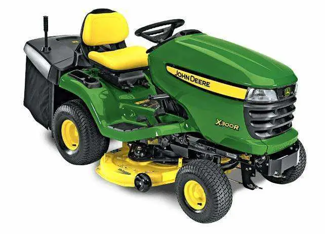 john deere x300 rear discharge belt diagram