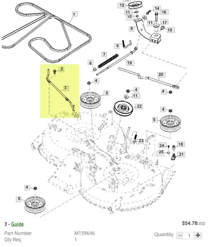 john deere x304 engine diagram