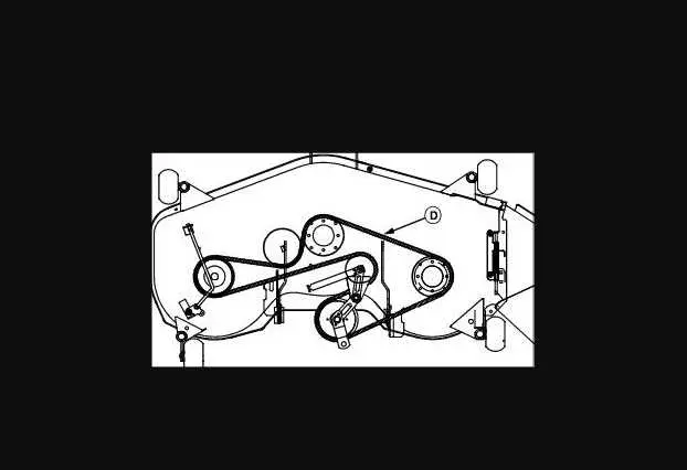john deere x340 deck belt diagram