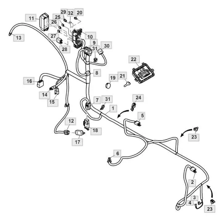 john deere x350 belt diagram