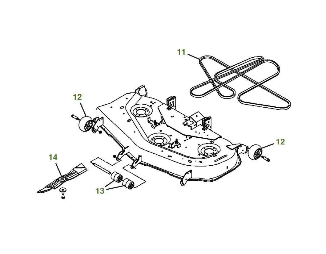 john deere x350 belt diagram