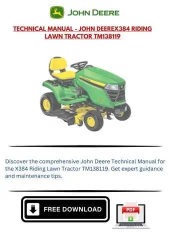 john deere x384 parts diagram