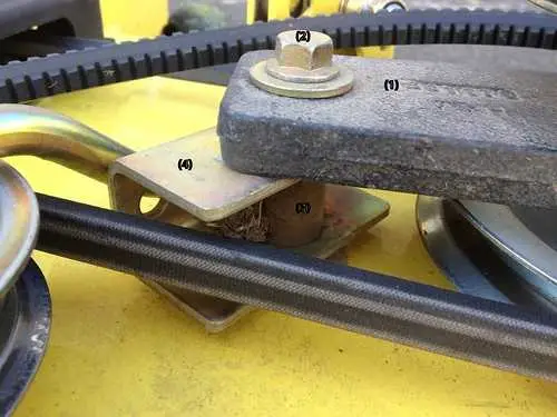 john deere x500 deck belt diagram