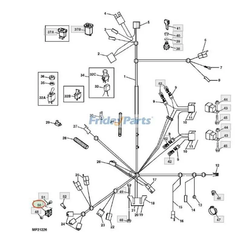 john deere x534 pto switch wire diagram