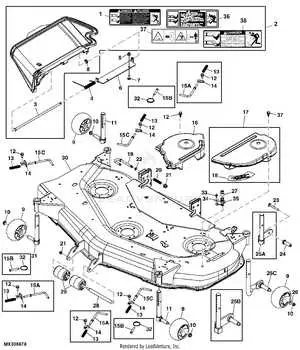 john deere x540 mower deck diagram omm157372l8 john deere x540 mower deck diagram omm157372l8