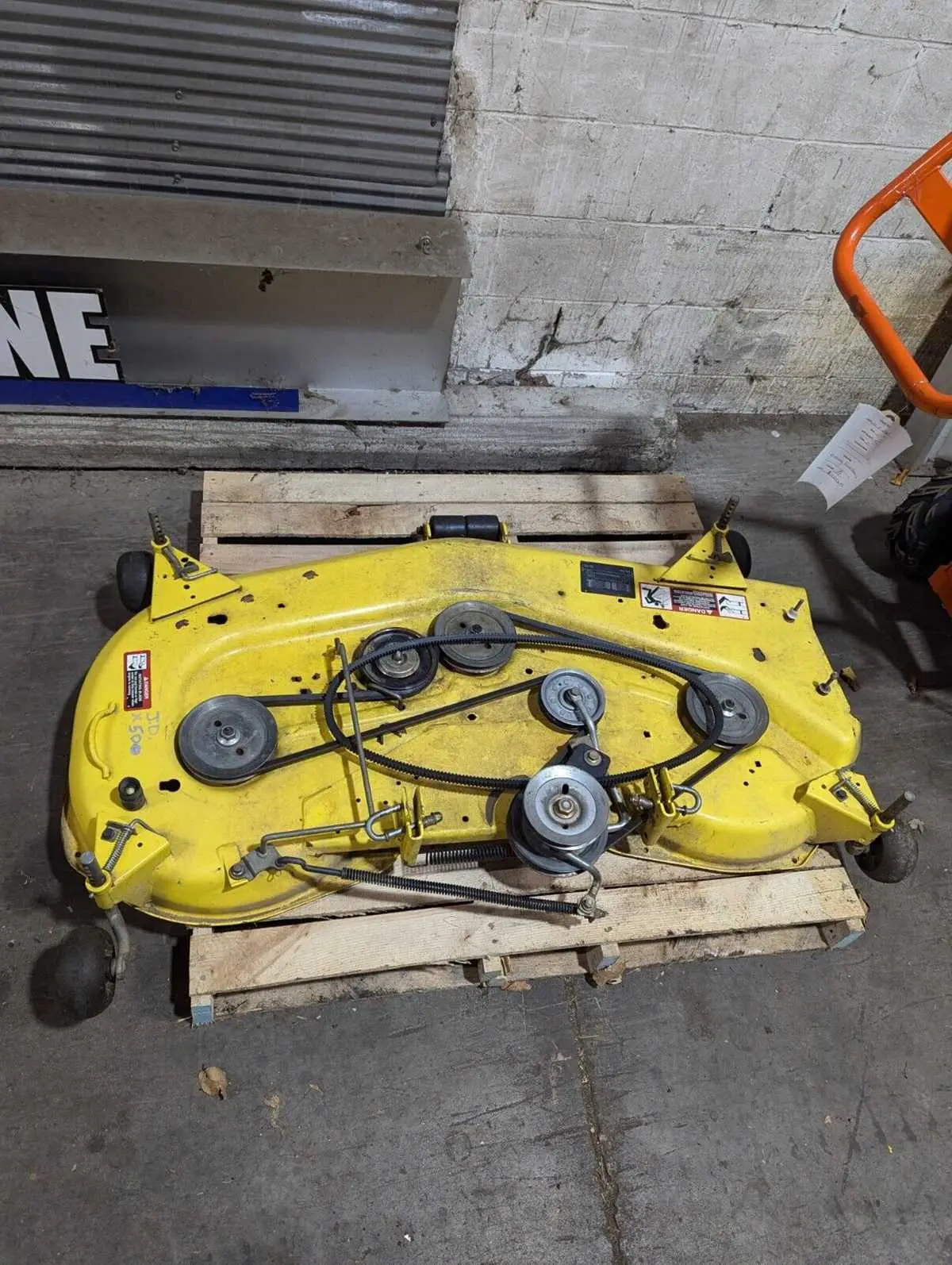 john deere x540 mower deck parts diagram