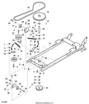john deere x580 belt diagram
