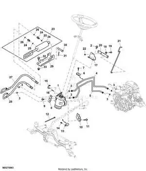john deere x584 parts diagram