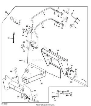 john deere x595 parts diagram