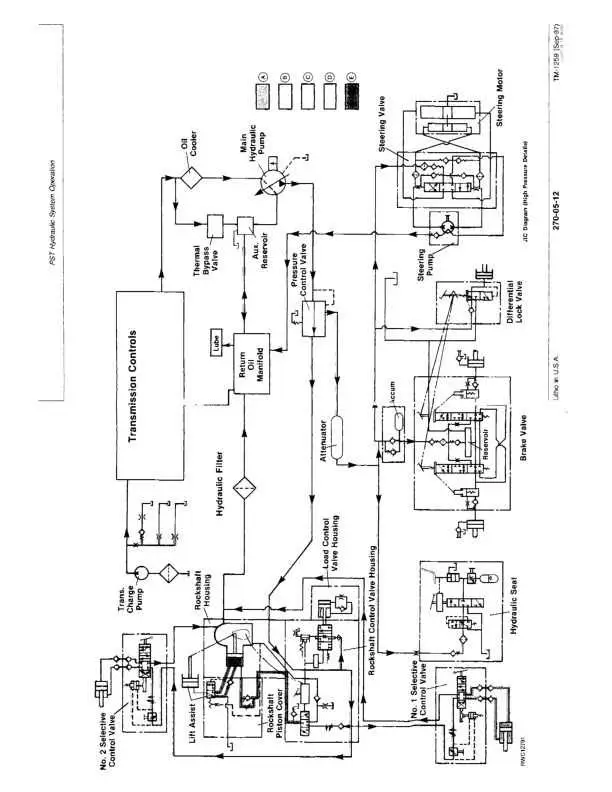 john deere x700 electrical diagram