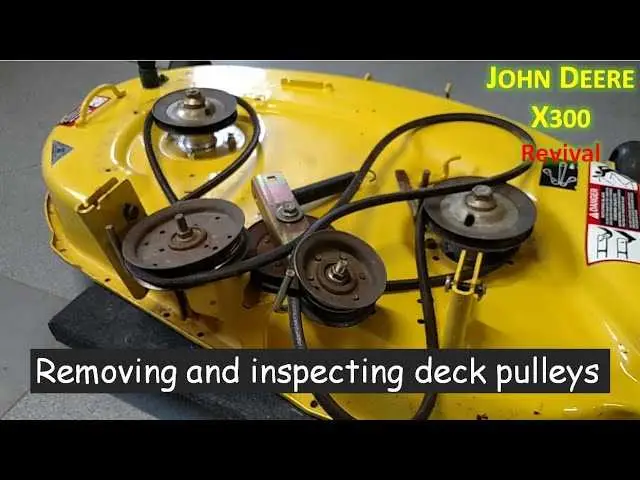 john deere x910a belt diagram