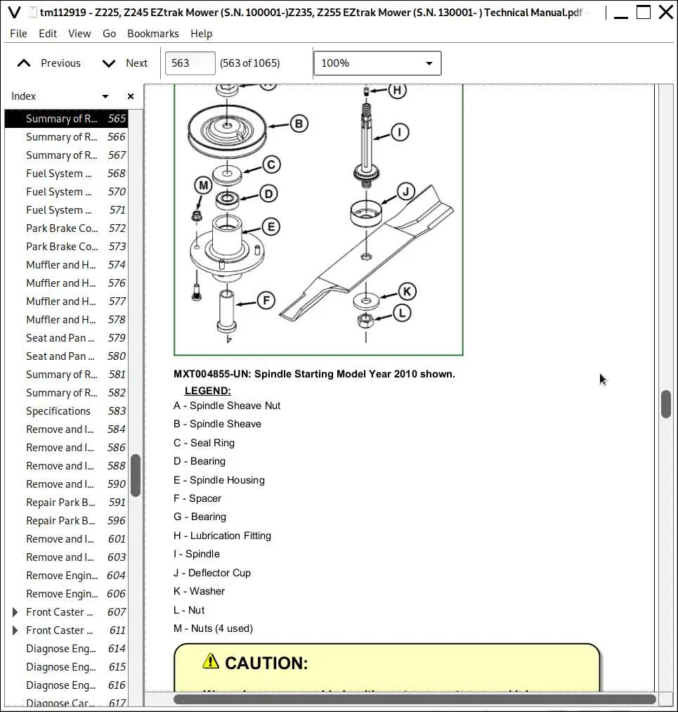 john deere z245 48 belt diagram
