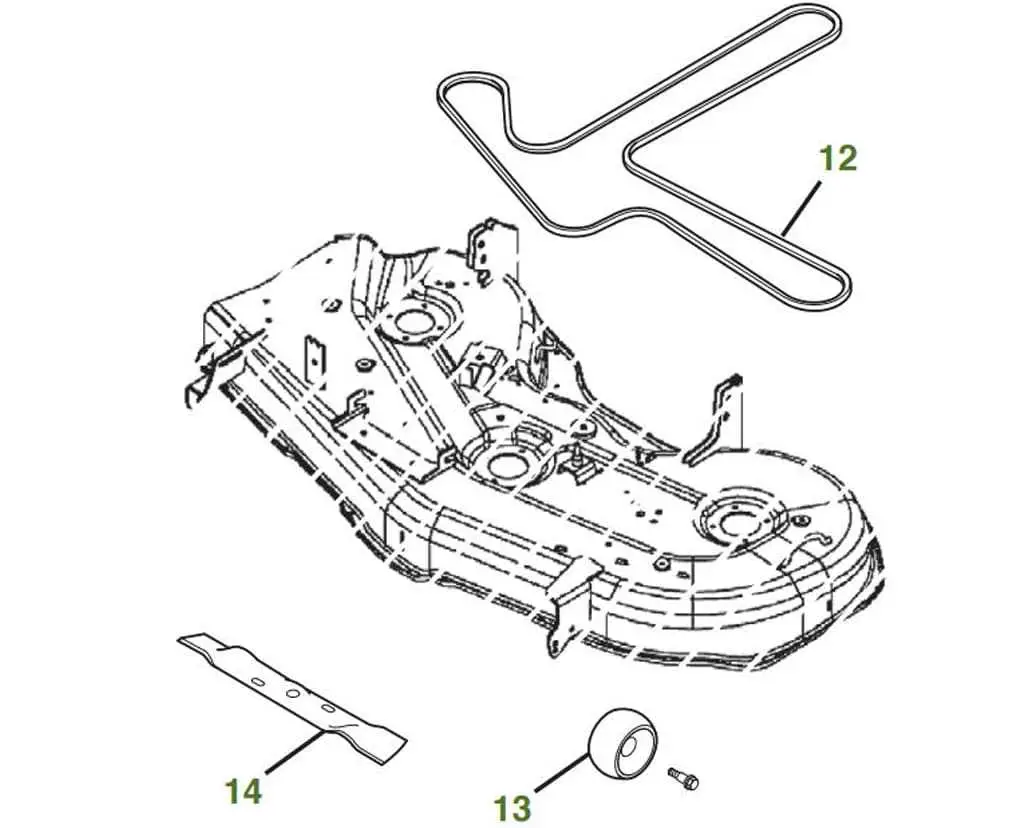 john deere z245 parts diagram