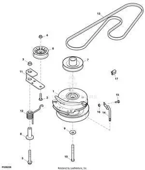 john deere z255 drive belt diagram