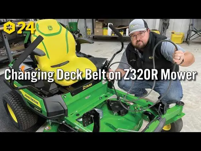 john deere z345r belt diagram