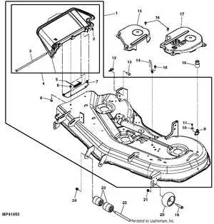 john deere z425 54 inch belt diagram