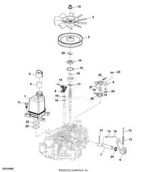 john deere z425 carbureator mixing bowl diagram
