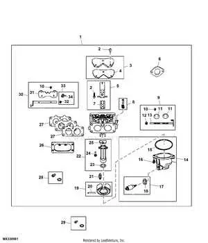 john deere z425 carburetor linkage diagram