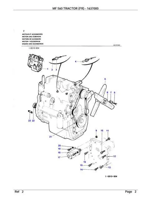 john deere z425 engine diagram