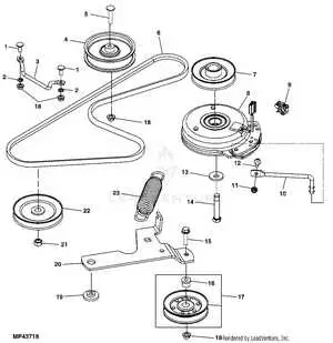 john deere z655 drive belt diagram pdf