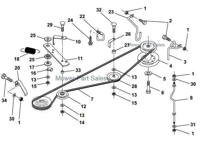 john deere z930m drive belt diagram