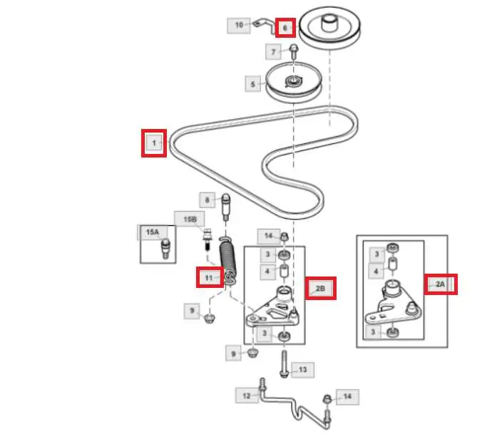 john deere z930m drive belt diagram