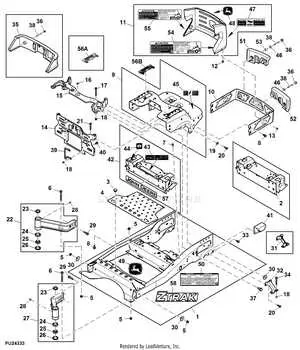 john deere z960r parts diagram