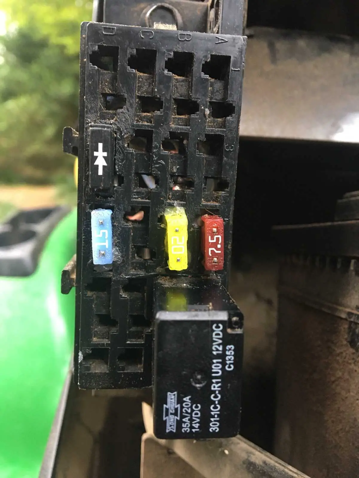 john deere zero turn fuse diagram