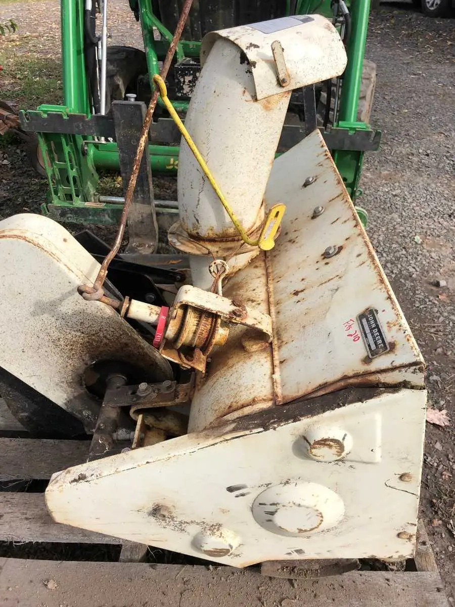 john deere 210 snowblower belt diagram