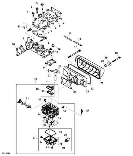 john deere 4x2 gator parts diagram