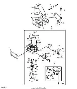 john deere 345 carburetor diagram
