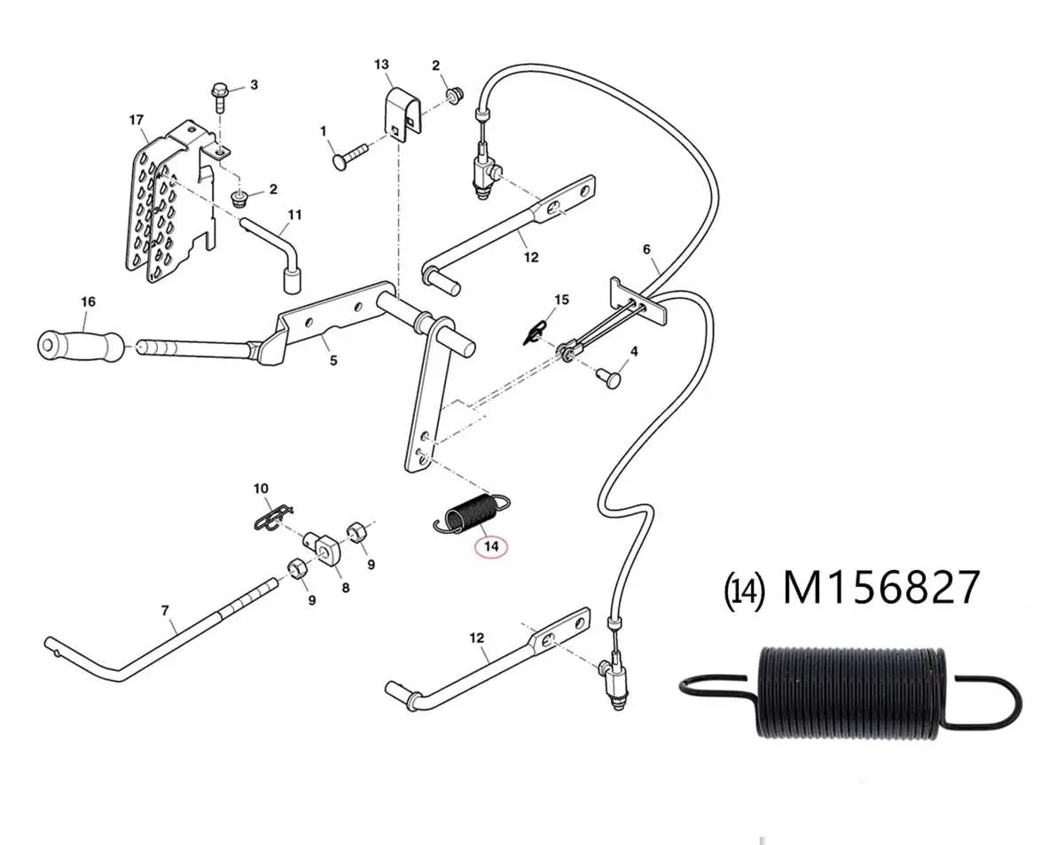 john deere z255 deck diagram