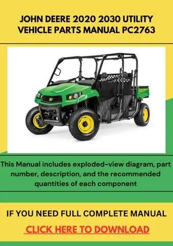 john deere 2020 parts diagram