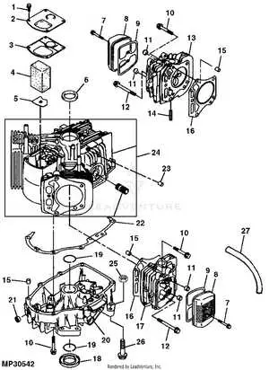 john deere gt235 inside deck diagram